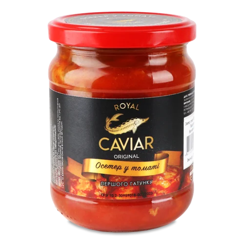 Осетер В Томаті Royal Caviar, В/ґ, С/б 500г