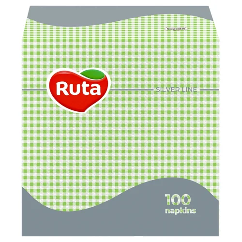 Серветки столові Ruta одношарові колір в асортименті 24*24см 100шт
