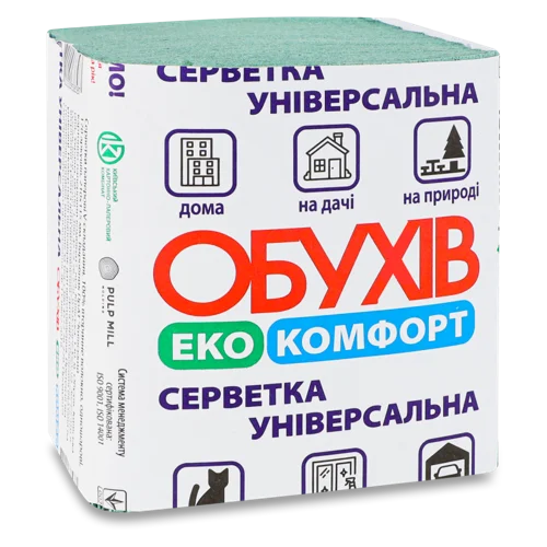 Паперові Серветки V-складання Еко Комфорт Обухів, 170 шт