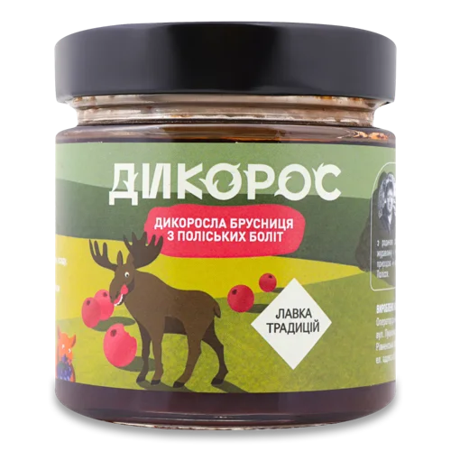 Варення З Брусниці, Дикорос, с/б 230г