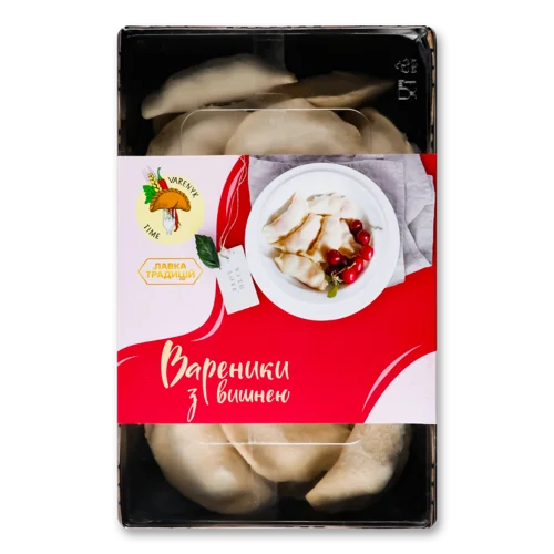 Вареники З Вишнею Заморожені Varenyk Time, к/у, 450г