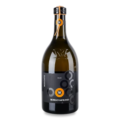 Ігристе Вино Біле Напівсолодке Moscato Borgo Molino, 0.75л, 7%