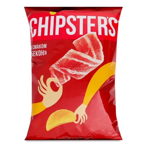 Чипси Картопляні Бекон Chipster's, м/у, 100г