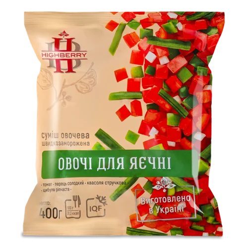 Овочева Суміш Швидкозаморожена Highberry, 400г