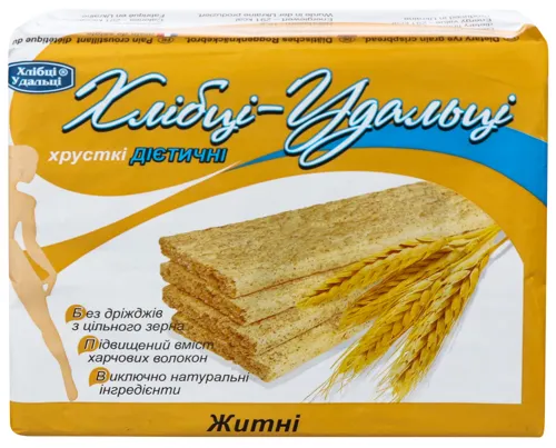 Хлібці житні Хлібці-Удальці м/у 100г