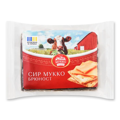 Сир Вищого Ґатунку Брюност Мукко 18.2%, 1 кг