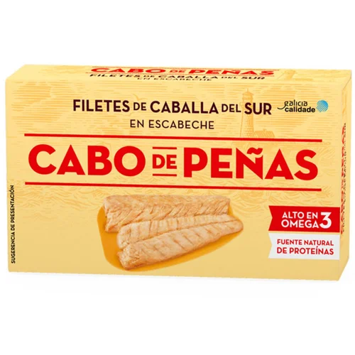Скумбрія Cabo de Penas філе в маринаді 85г