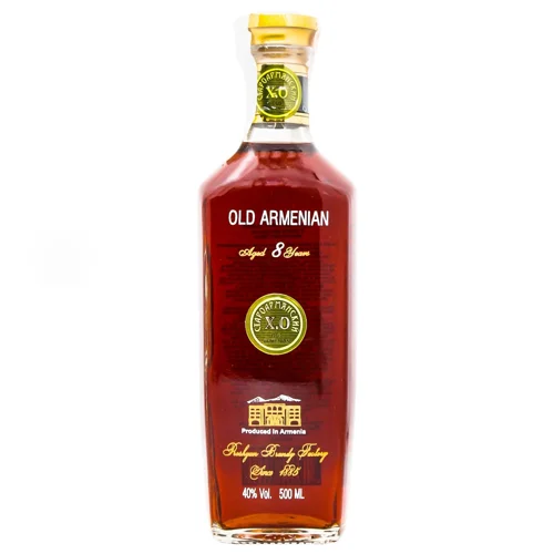 Бренді Old Armenian ХО 8 років 40% 0,5л