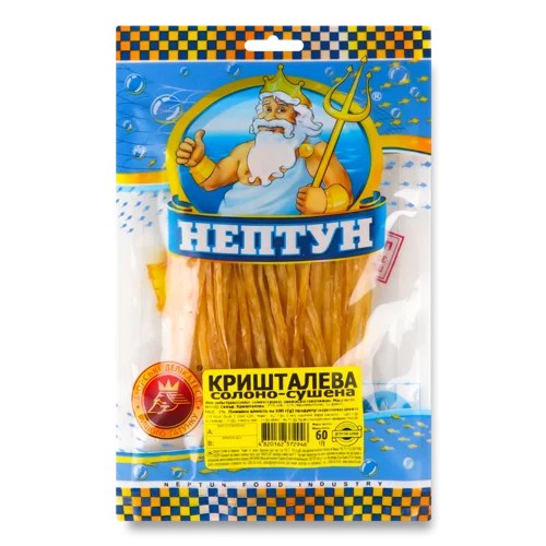Солено-Сушена Кришталева Риба Нептун, м/у 60г