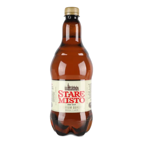 Пиво Світле Фільтроване Пастеризоване Stare Misto, 4.8% Алк., 0.9л, п/пл