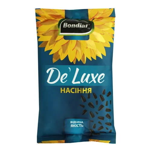 Насіння соняшника смажене De`Luxe Bondiaf м/у 150г