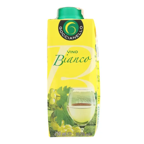 Вино Goccianello біле сухе 10,5% 250мл