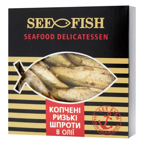 Шпроти Banga копчені ризькі в олії 120г
