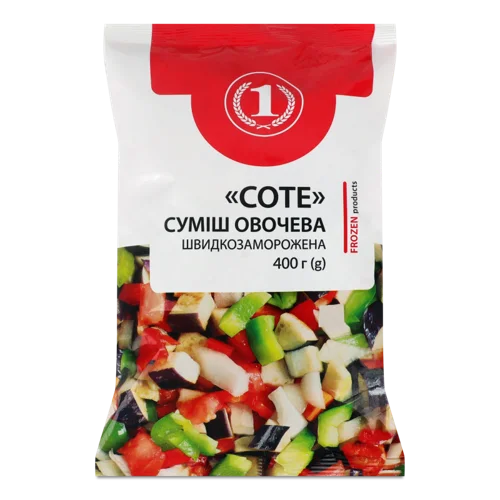 Суміш Овочева Швидкозаморожена Соте ТМ '1', 400г