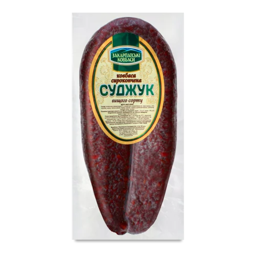 Ковбаса Суджук Закарпатські Ковбаси Сирокопчена, кг