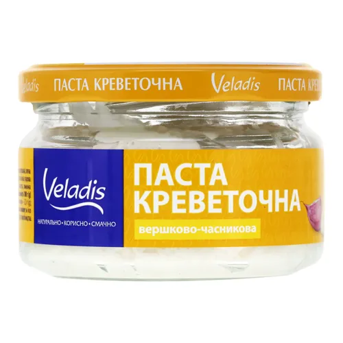 Паста креветочна вершково-часникова Veladis с/б 160г