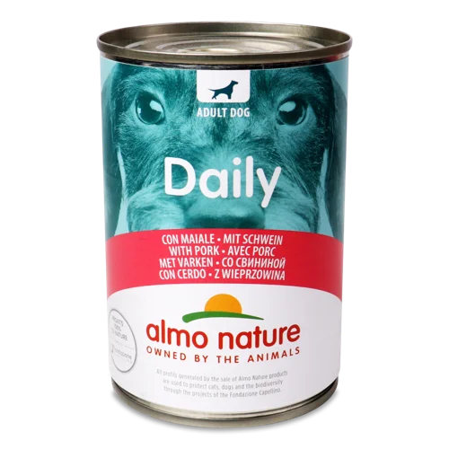 Корм Для Собак Almo Nature Daily Свинина, В/ґ, Картонна Упаковка, 1кг