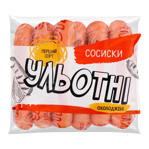 Сосиски Ульотні Бащинський охол м/у 0.9кг