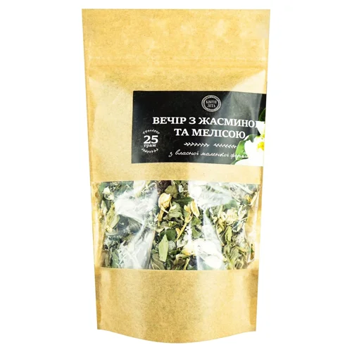 Чай Вечір з жасмином та мелісою 25г