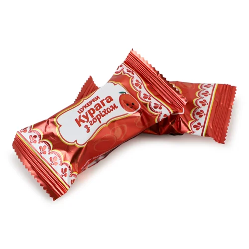 Цукерки Глазуровані Курага З Горіхом, в/ґ, 1 кг