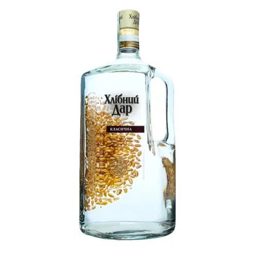 Горілка 1.75л 40% Класична Hlibny Dar пл