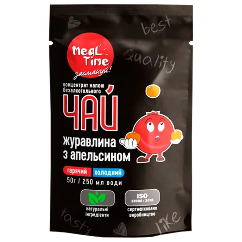 Чай Meal Time журавлина з апельсином 50г