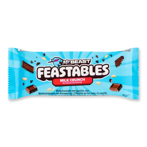 Шоколад молочний Feastables повітряний рис