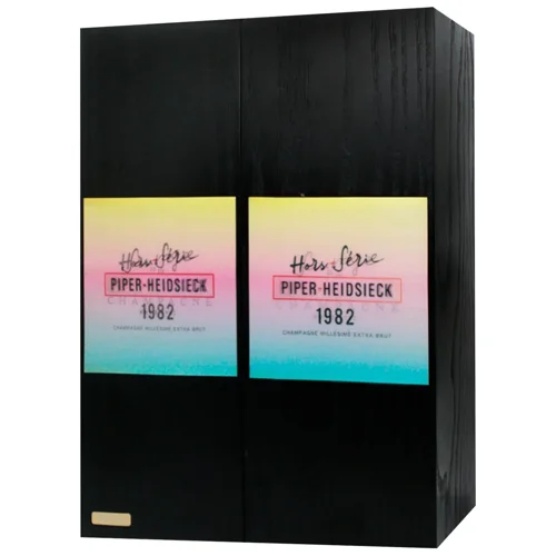Шампанське Piper-Heidsieck Sauvage 1982 біле брют 12% 0,75л + Piper-Heidsieck Hors-Serie 1982 біле брют 12% 0,75л