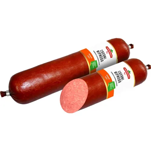 Ковбаса Самобранка Салямі фірмова напівкопчена вищого гатунку вагова