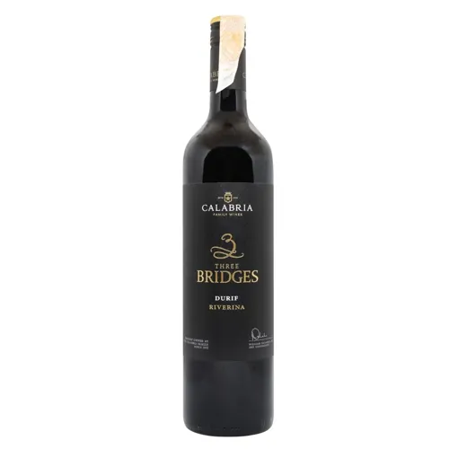 Вино Three Bridges Durif червоне сухе 14,5% 0,75л