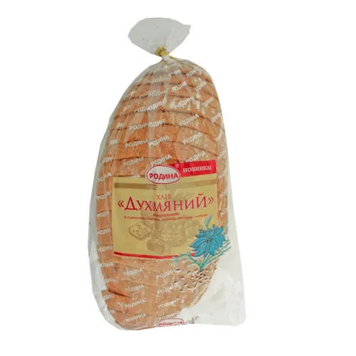 Хліб з чорнушкою нарізний Духмяний Родина м/у 550г