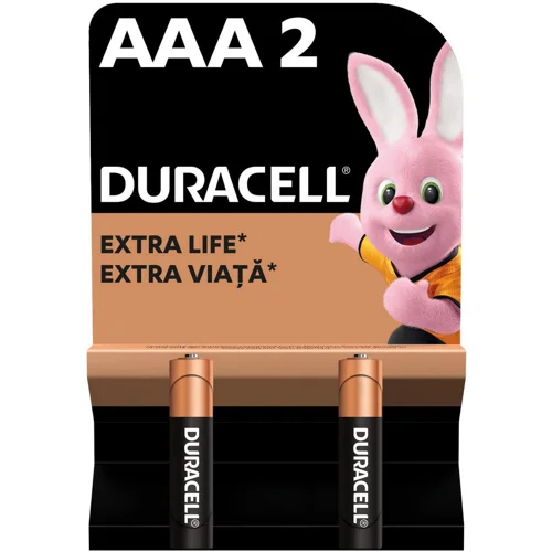 Батарейки Duracell AAA лужні 2шт