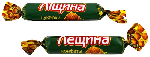 Цукерки глазуровані шоколадною глазур'ю Ліщина Roshen кг