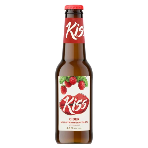 Сидр Kiss Wild Суниця 4,5% 0,33л