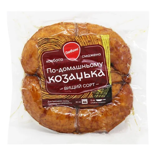 Ковбаса Глобино Козацька По-домашньому смажена вищий сорт