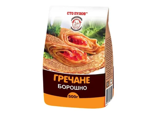 Борошно «Сто Пудів» B1409 гречане, 500г