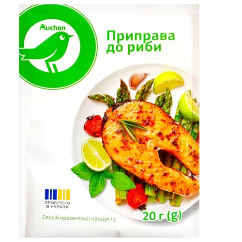 АШАН GB/ПРИПРАВА ДО РИБИ 20Г