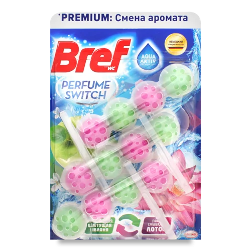 Засіб Для Чищення Унітазу Perfume Switch Bref 3х50г, в/с