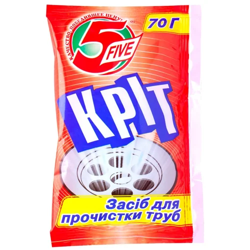 Засіб для прочищення труб 5 Five Крот 70г