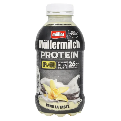 Напій молочний Muller Protein Ваніль без цукру 1,5% 400г