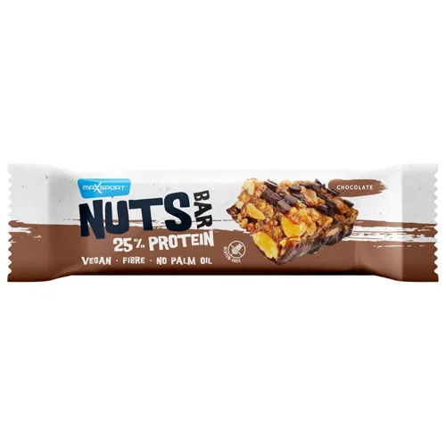 Батончик MaxSport Nuts Protein арахіс-мигдаль-чорний шоколад 40г