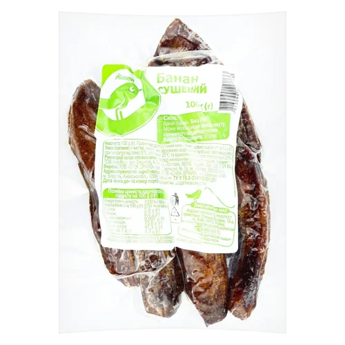 Банан Auchan сушений 100г