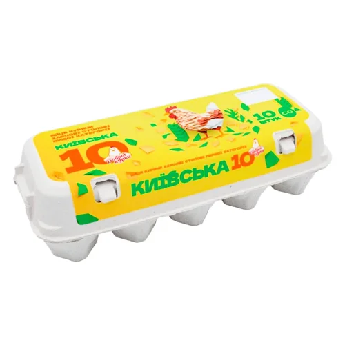 Яйця курячі Від Доброї Курки Київська 10 С0 10шт