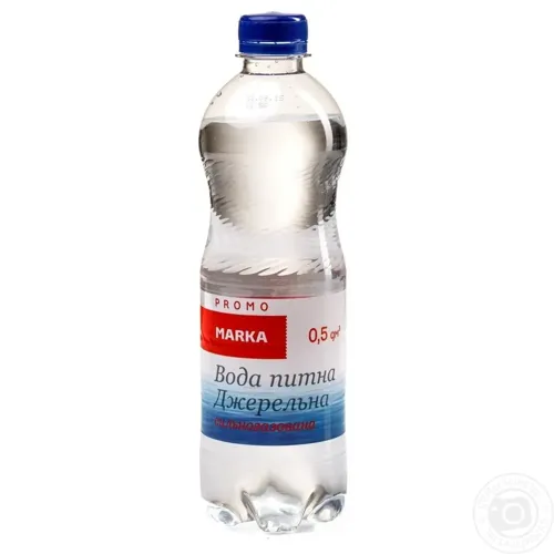 Вода мінеральна Marka Promo Джерельна сильногазована 0,5л