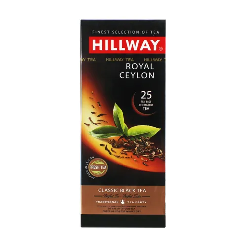 Чай чорний Hillway Royal Ceylon байховий 25шт 2г