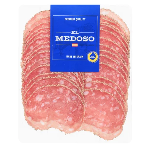 Ковбаса El Medoso Сальчічон Анчете з перцем нарізка 150г
