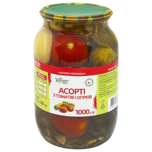 Асорті Українська Зірка Овочеве №3 1кг