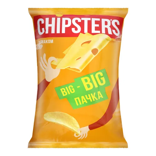 Чіпси картопляні Сир Chipster's м/у 180г