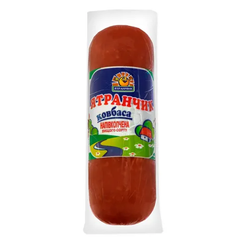 Ковбаса Ятранчик напівкопчена вищого ґатунку 330г