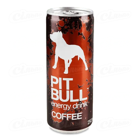 Напій енергетичний Pit Bull зі смаком кави 0,25л